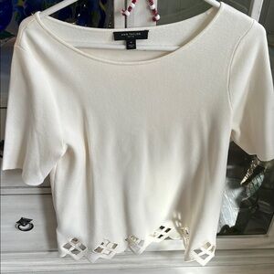 Ann Taylor Women's White Top